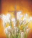 Cross with Lillies