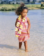 Hawaiian Girl on Beach