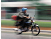 Man on Motorcycle